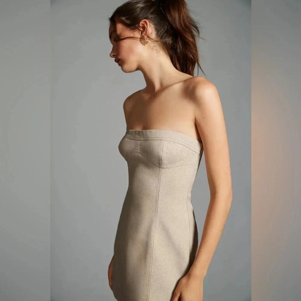 Anthropology Significant Other Rozalia Strapless Bustier Dress - Picture 2 of 5